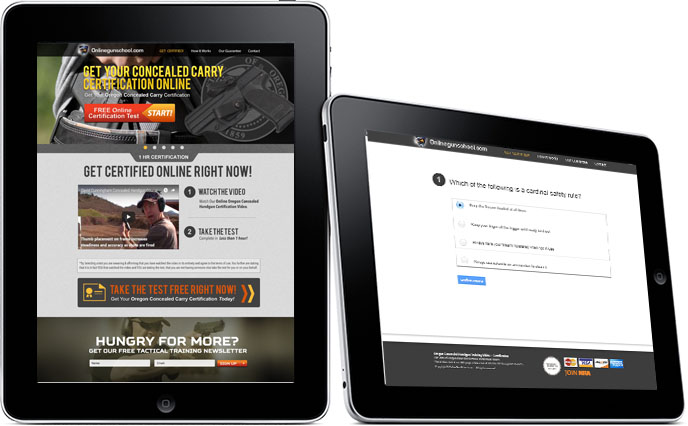 online gun certification website